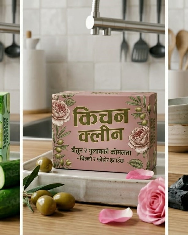 Kitchen Kleen Premium Boxed Soap - Olive & Rose