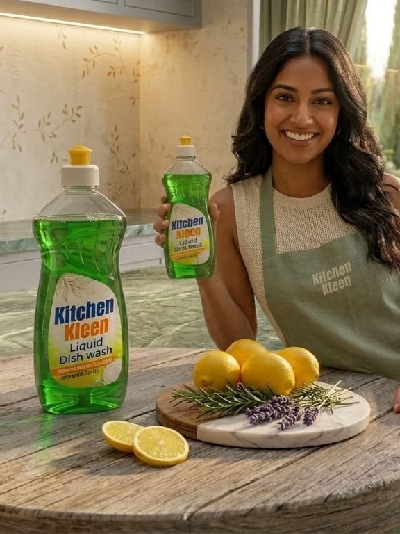 KITCHEN KLEEN Liquid Dish Wash - Fresh Lemon