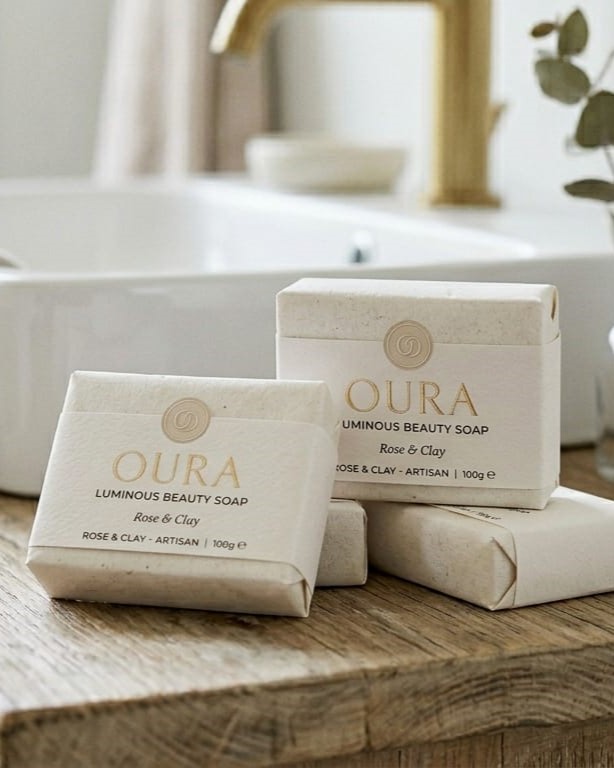 OURA Luminous Beauty Soap - Rose & Clay